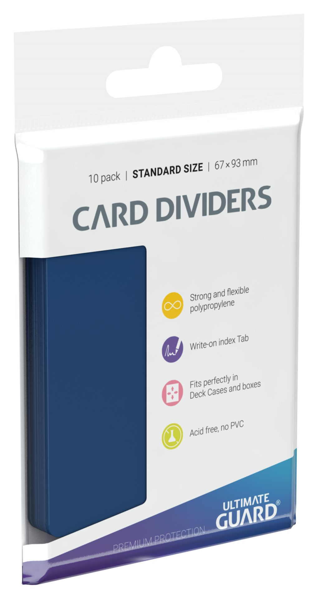 Ultimate Guard Card Dividers - Blue - Standard-Size (10)