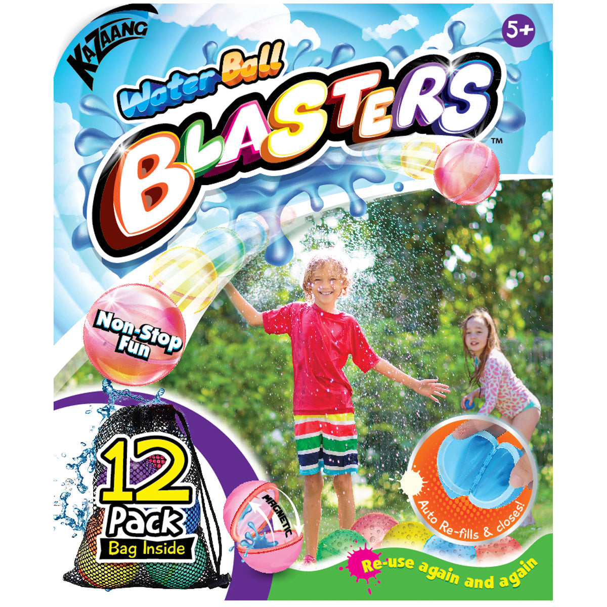 Water Ball Blasters - 12 Pack