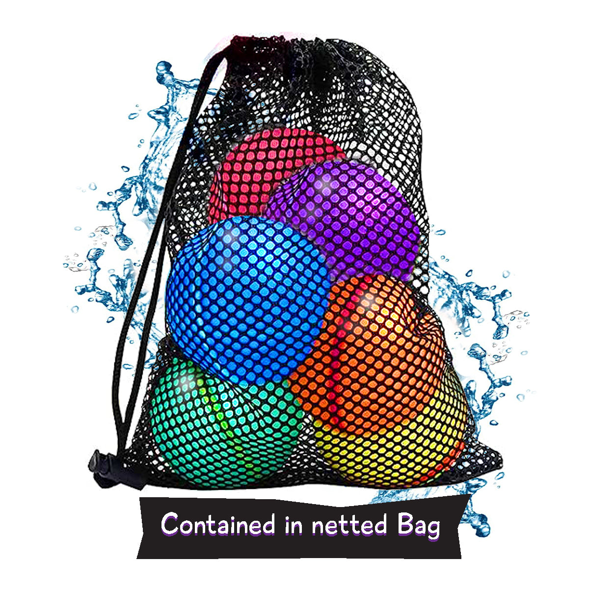 Water Ball Blasters - 6 pack (Glow in the Dark)