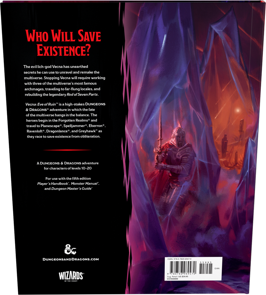 D&amp;D Adventure - Vecna: Eve of Ruin