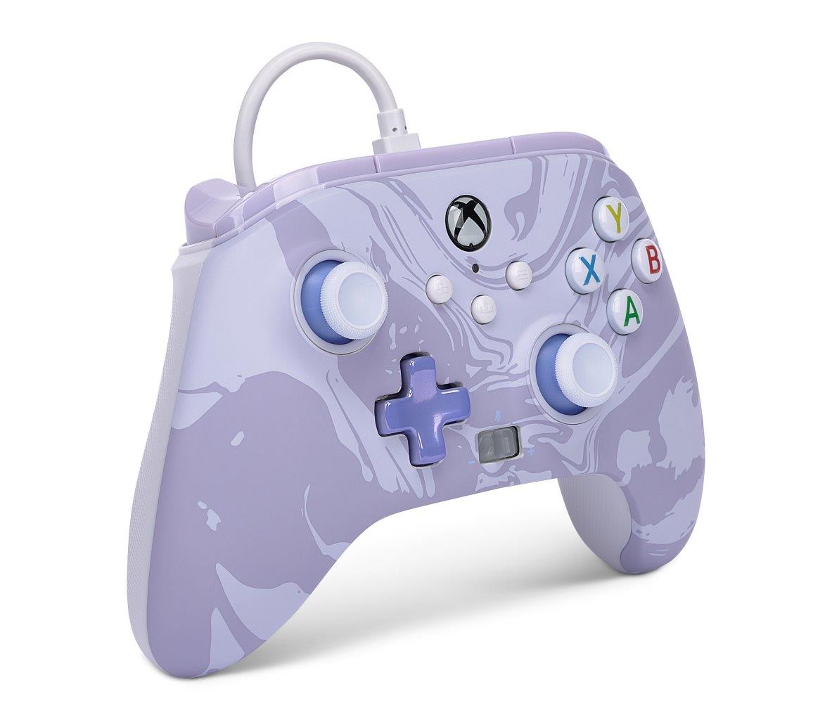 PowerA Enhanced Wired Controller for Xbox Series X|S - Lavender Swirl