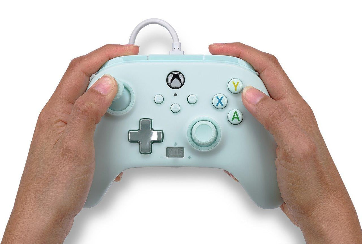 PowerA Enhanced Wired Controller for Xbox Series X|S - Cotton Candy Blue