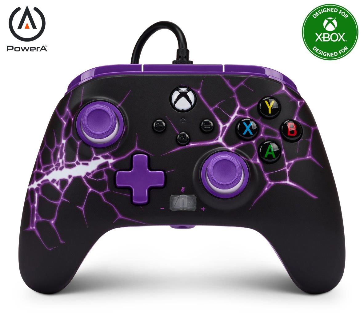 PowerA Enhanced Wired Controller for Xbox Series X|S - Purple Magma