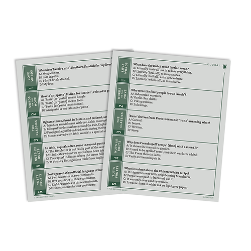 League of the Lexicon - Global Expansion