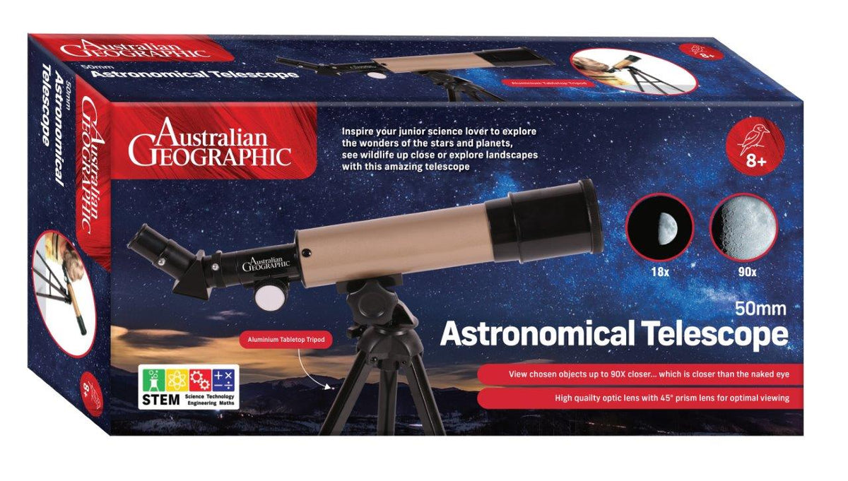 50mm Astronomical Telescope (Australian Geographic)