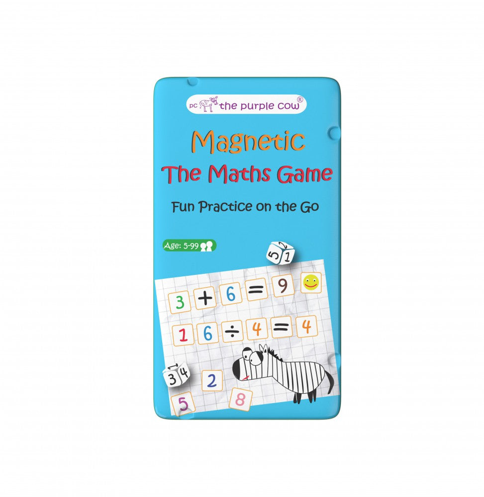 Magnetic Maths Game - Travel Tin (The Purple Cow)