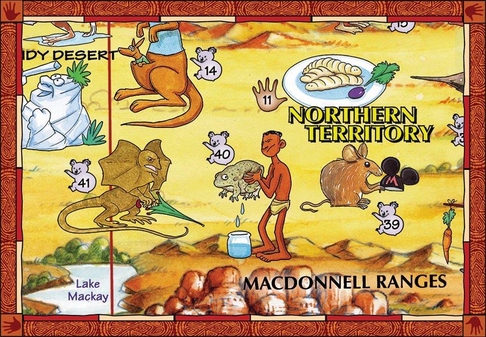 Blue Opal - Down Under Giant Map 300pc