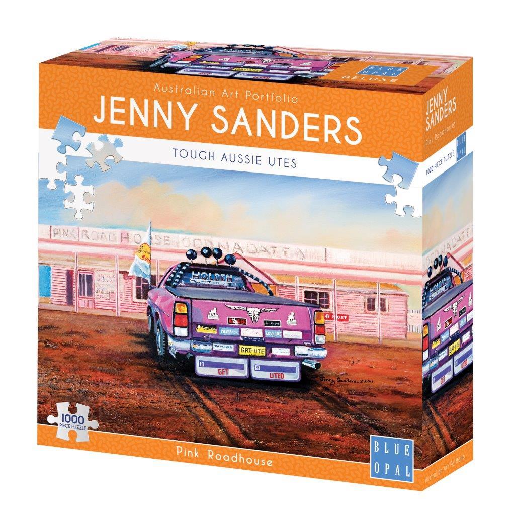 Jenny Sanders: Pink Roadhouse 1000pc (Blue Opal Puzzle)