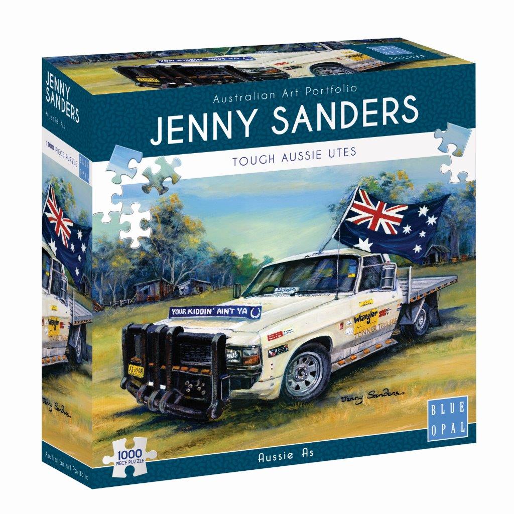 Jenny Sanders: Aussie As 1000pc (Blue Opal Puzzle)