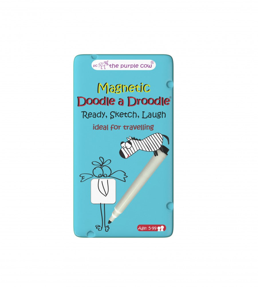 Magnetic Doodle a Droodle - Travel Tin (The Purple Cow)