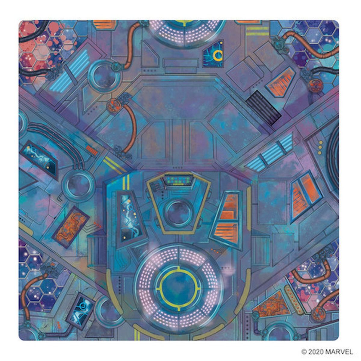 Spaceport Showdown Game Mat (Marvel Crisis Protocol Miniatures Game)