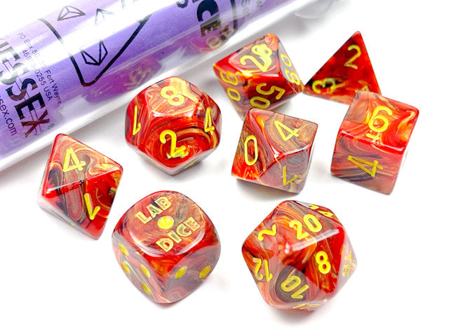 CHX 30050 Vortex Underworld/yellow (RPG 7-Dice Set)