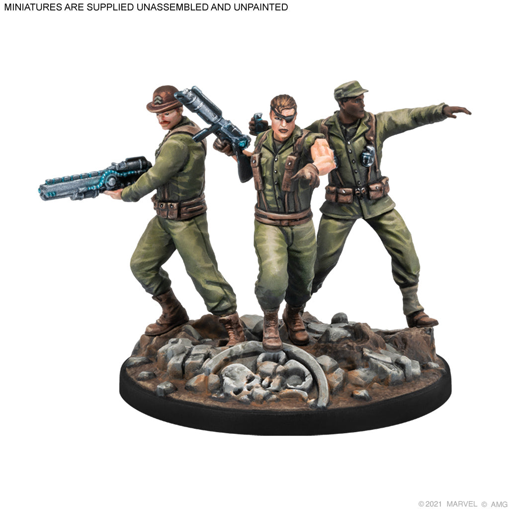 Nick Fury, SR. &amp; Howling Commandos (Marvel Crisis Protocol)