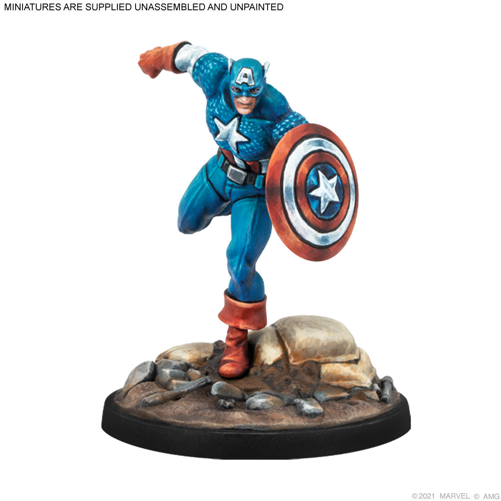 Captain America &amp; The Original Human Torch (Marvel Crisis Protocol)