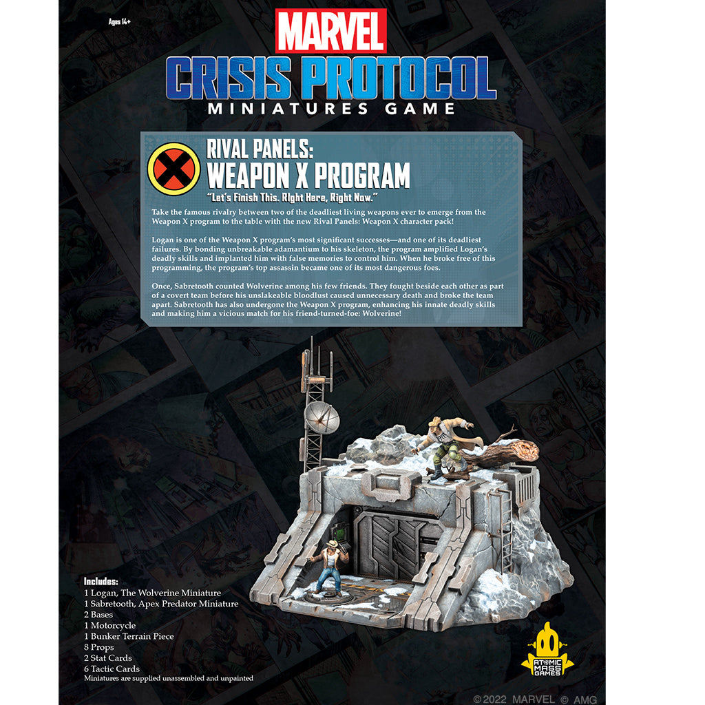 Rivals Panels Weapon X Program (Marvel Crisis Protocol)