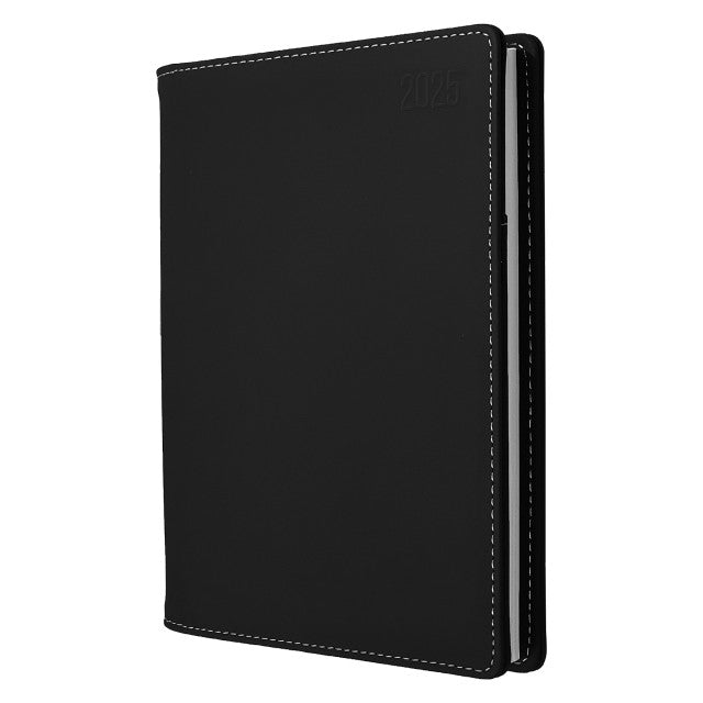 Collins 2025 Calendar Year Diary / Planner - Associate II 4051 A4 DTP Black