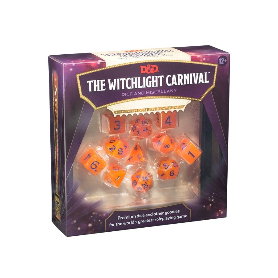 D&amp;D The Witchlight Carnival Dice &amp; Miscellany