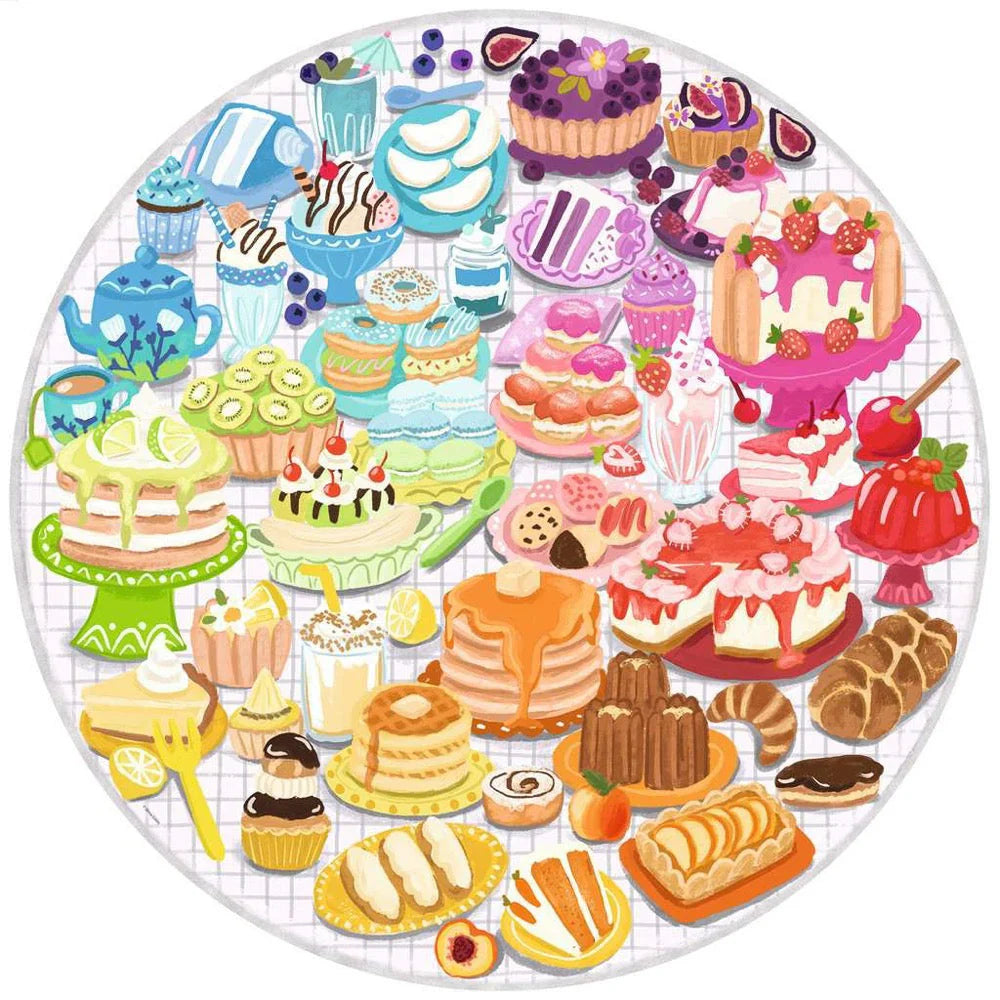 Circle of Colours: Desserts &amp; Pastries 500pc [Ravensburger Puzzle]