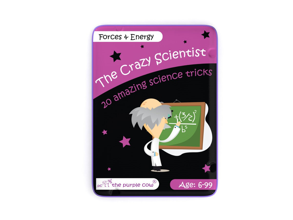 Forces & Energy - The Crazy Scientist Science Tricks [The Purple Cow]