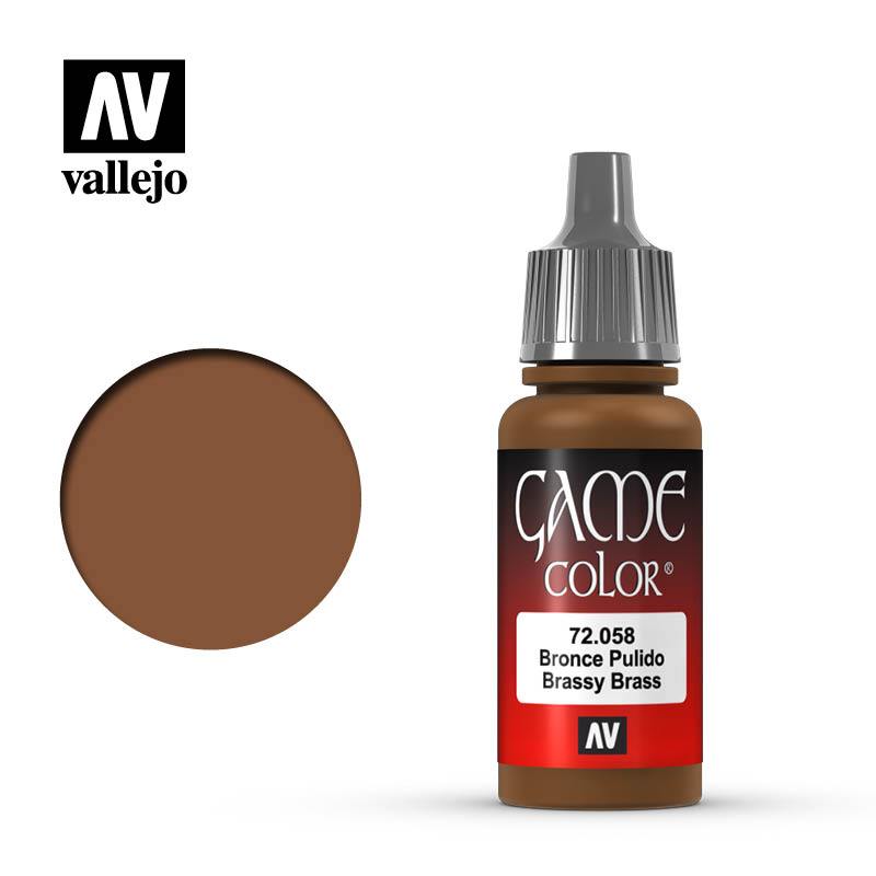 Vallejo Game Colour Brassy Brass 17 ml