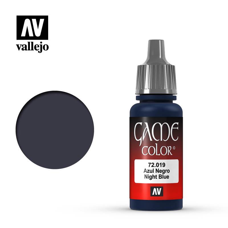 Vallejo Game Colour Night Blue 17 ml