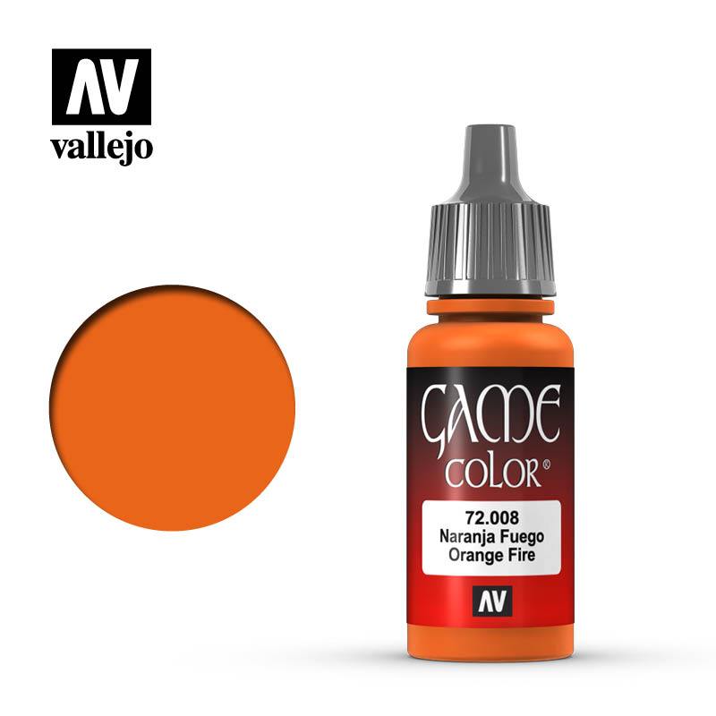 Vallejo Game Colour Orange Fire 17 ml