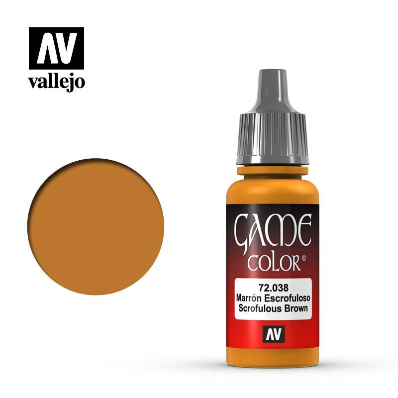 Vallejo Game Colour Scrofulous Brown 17 ml