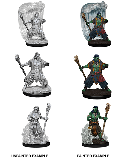 D&amp;D - Water Genasi Male Druid (Nolzurs Marvelous Unpainted Miniatures)