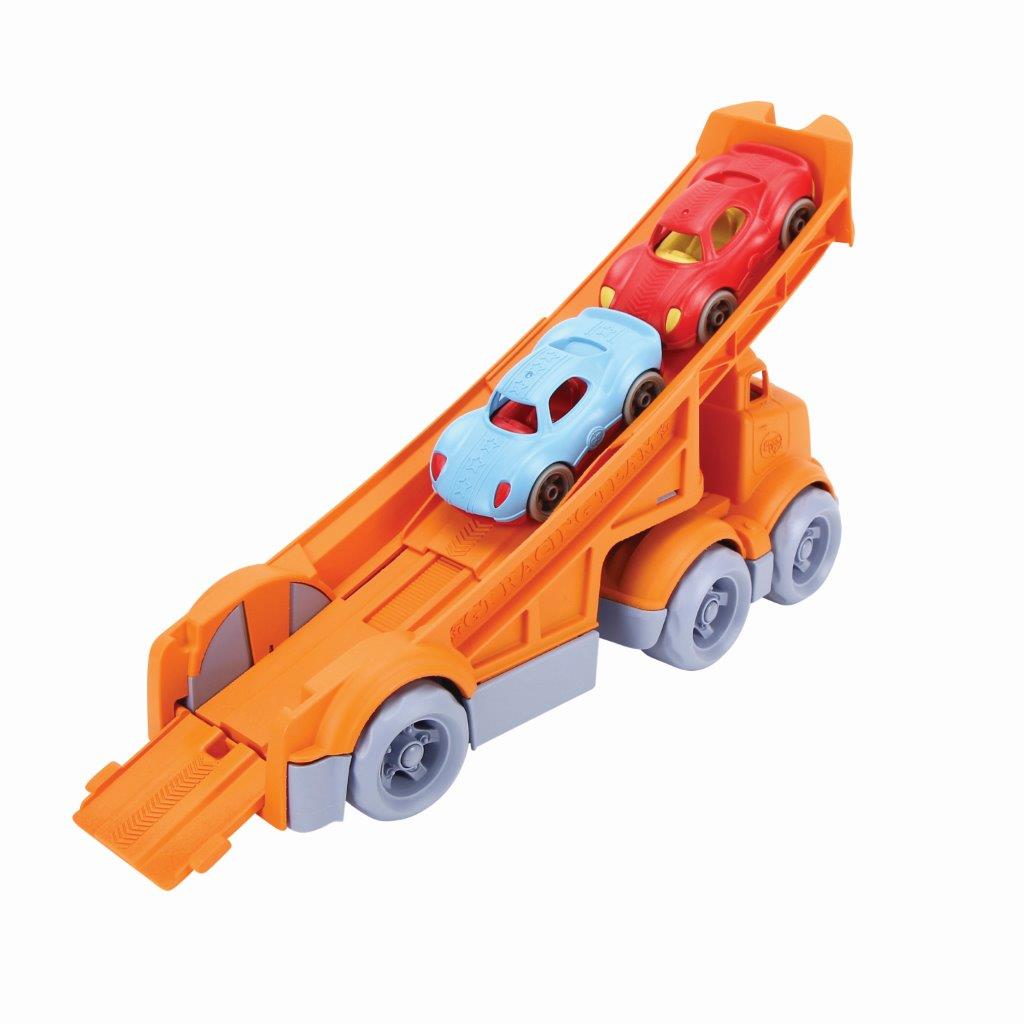 Racing Truck with 2 Racers (Green Toys)