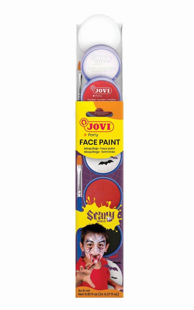 Jovi - Face Paint - 3x8ml Scary World