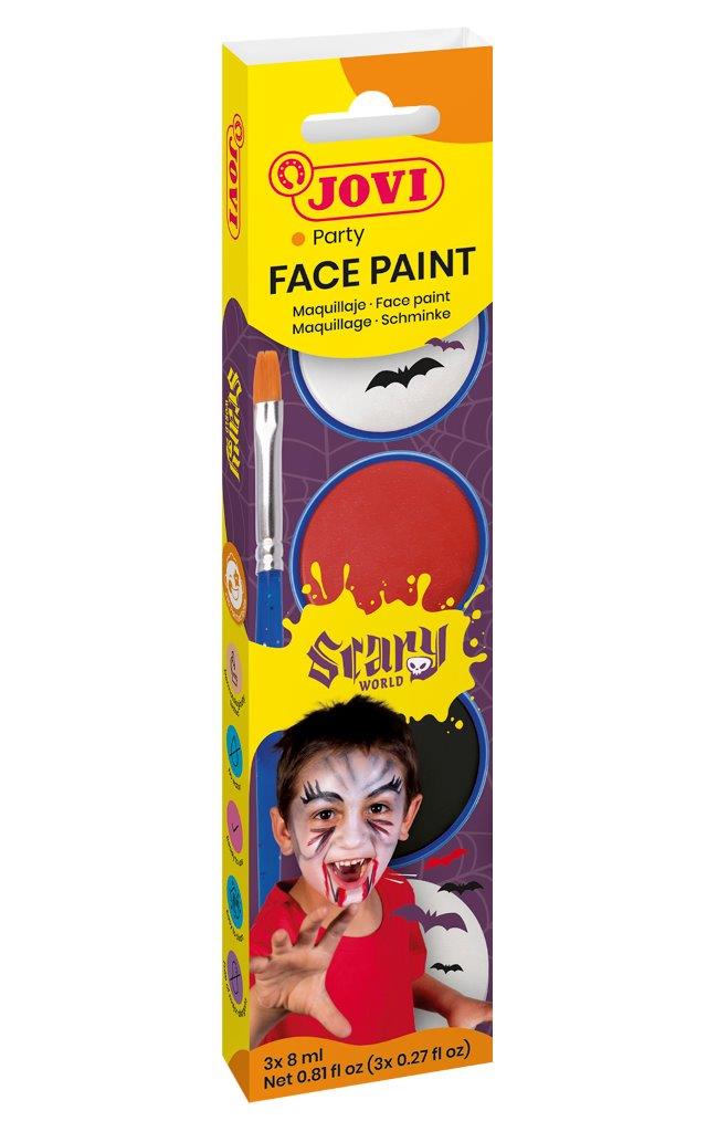 Jovi - Face Paint - 3x8ml Scary World