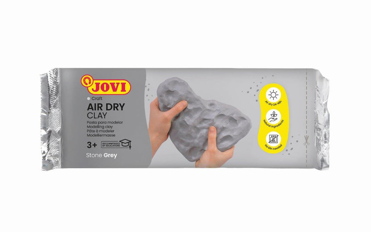 Jovi - Air Dry Clay Bar - 500g Grey