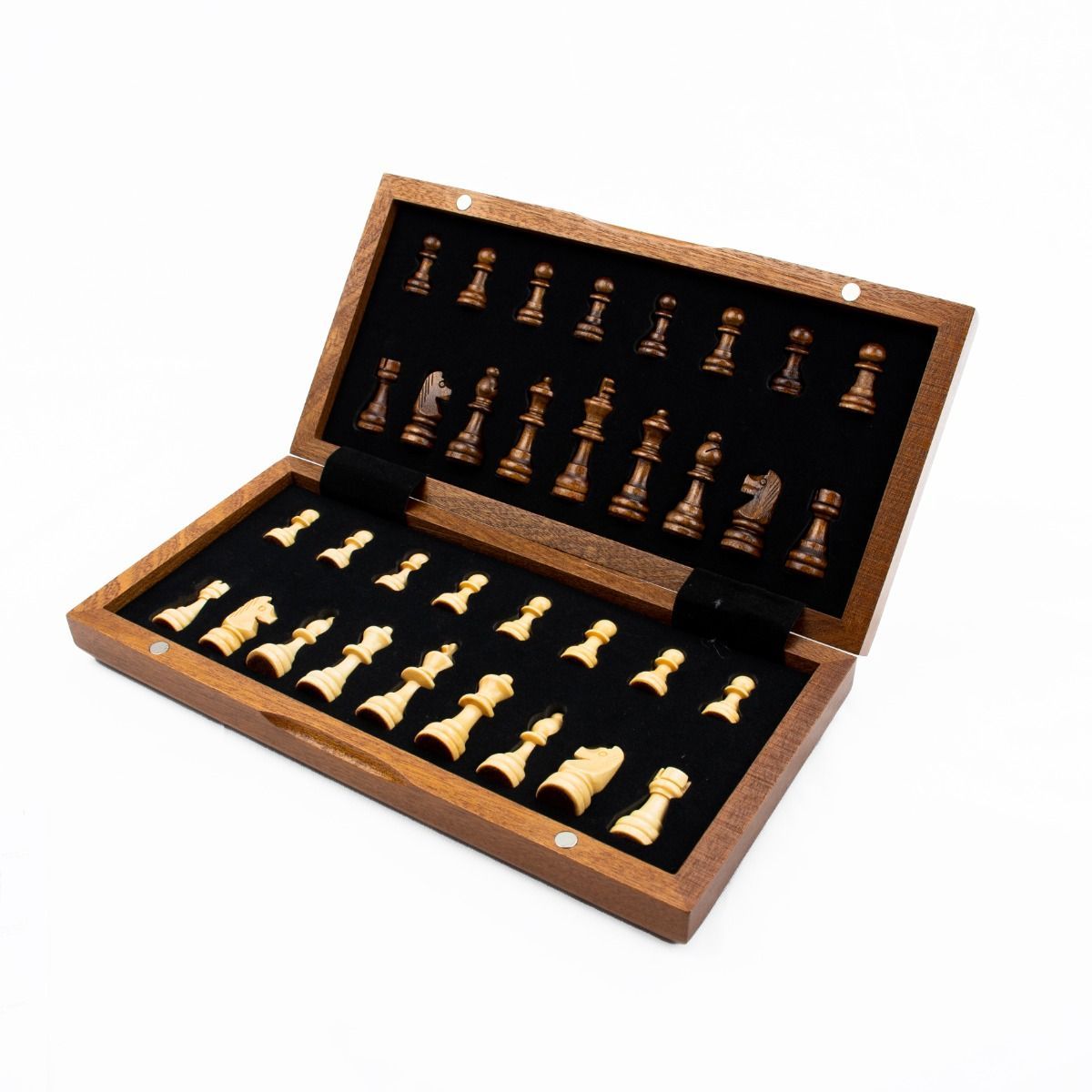 Chess - 30cm Wooden Magnetic Set (Lets Play Games)