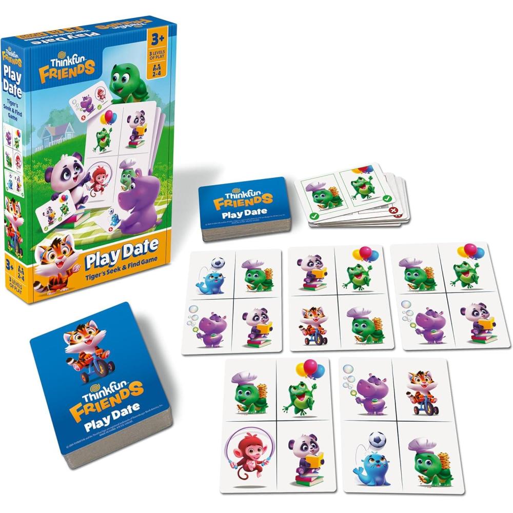 ThinkFun Friends: Play Date - Tiger's Seek & Find Game