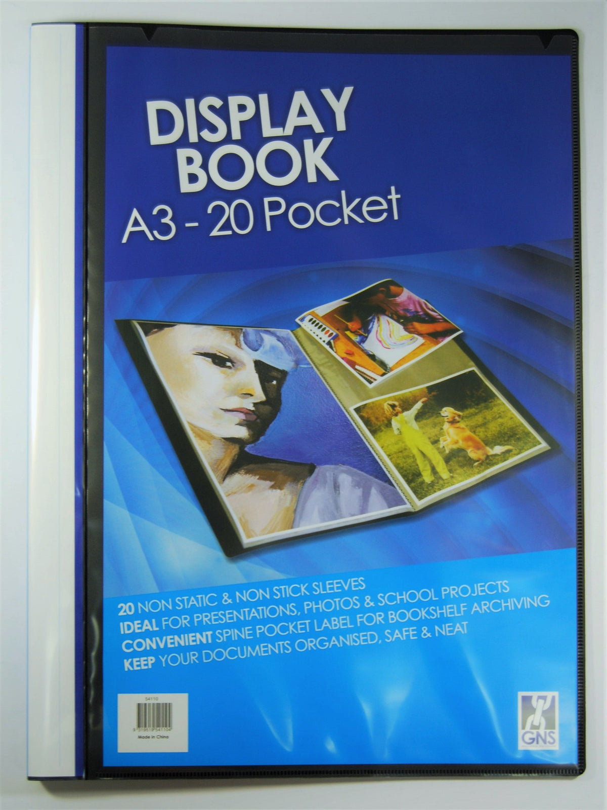 A3 Display Book 20 Pocket Insert Cover (Non-Ref)