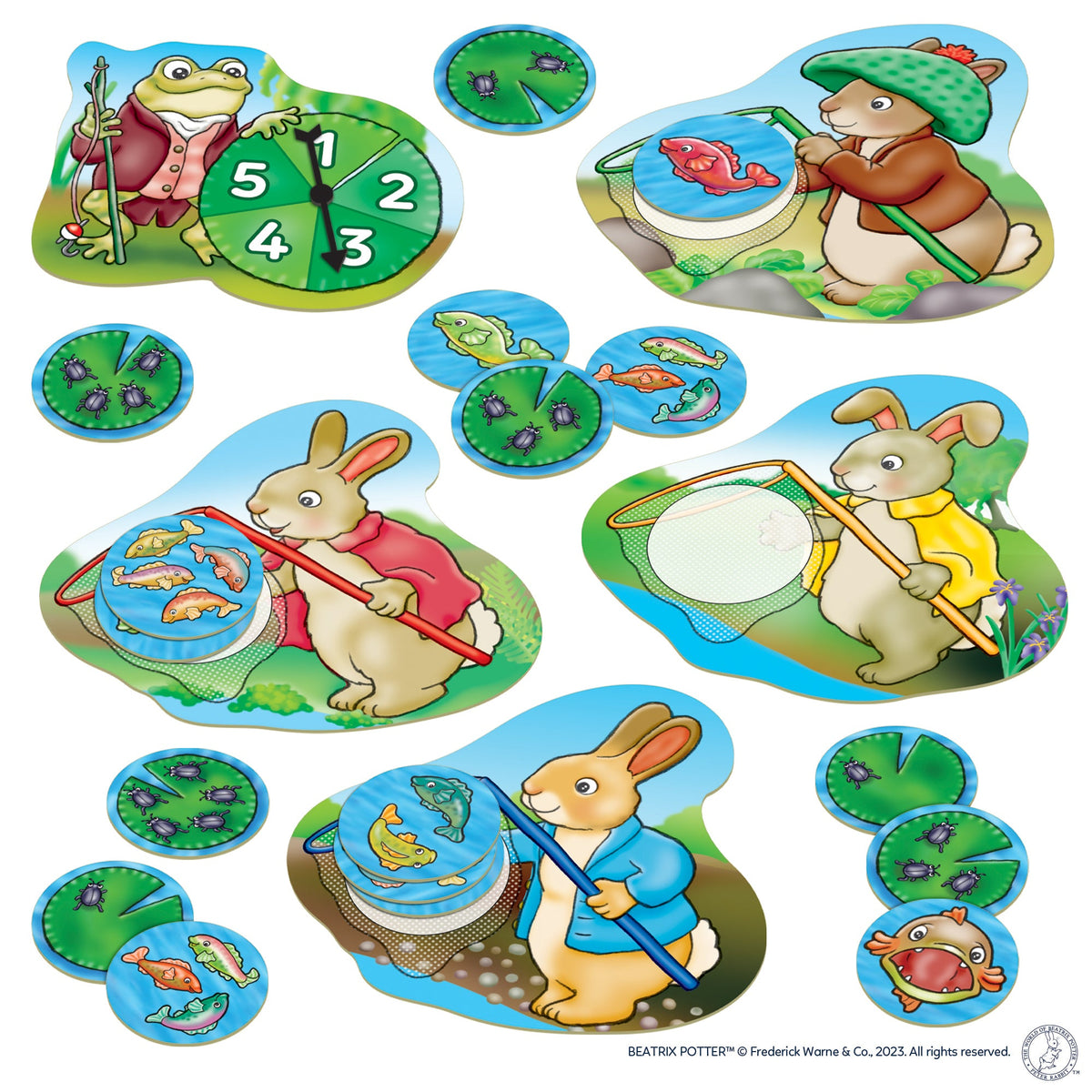 Peter Rabbit: Fish and Count Game [Orchard Toys]