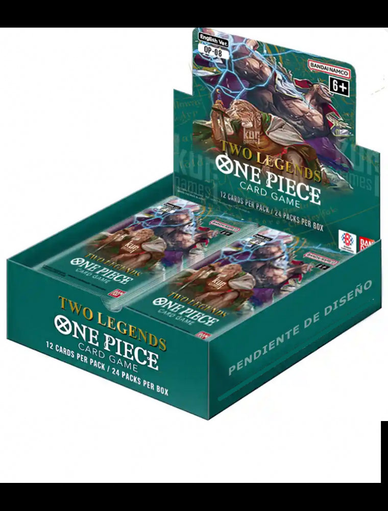 One Piece Card Game: Two Legends [OP-08] - Booster Box (24 Booster Packs)