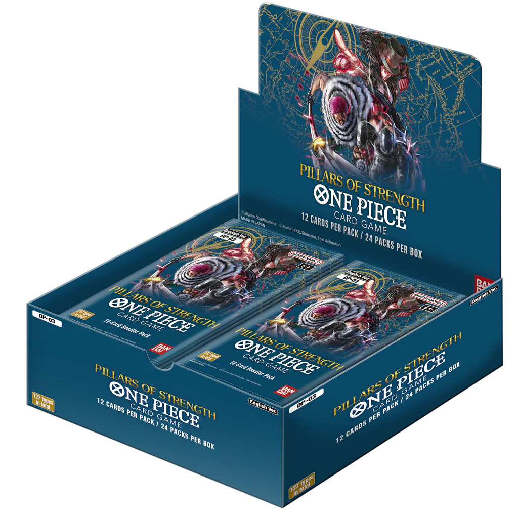 One Piece Card Game: Pillars of Strength [OP-03] - Booster Box (24 Booster Packs)