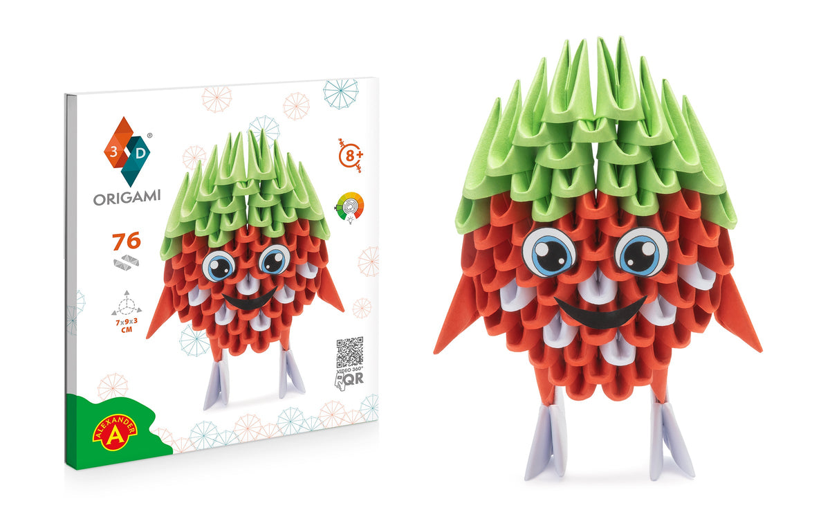Strawberry (Origami 3D)