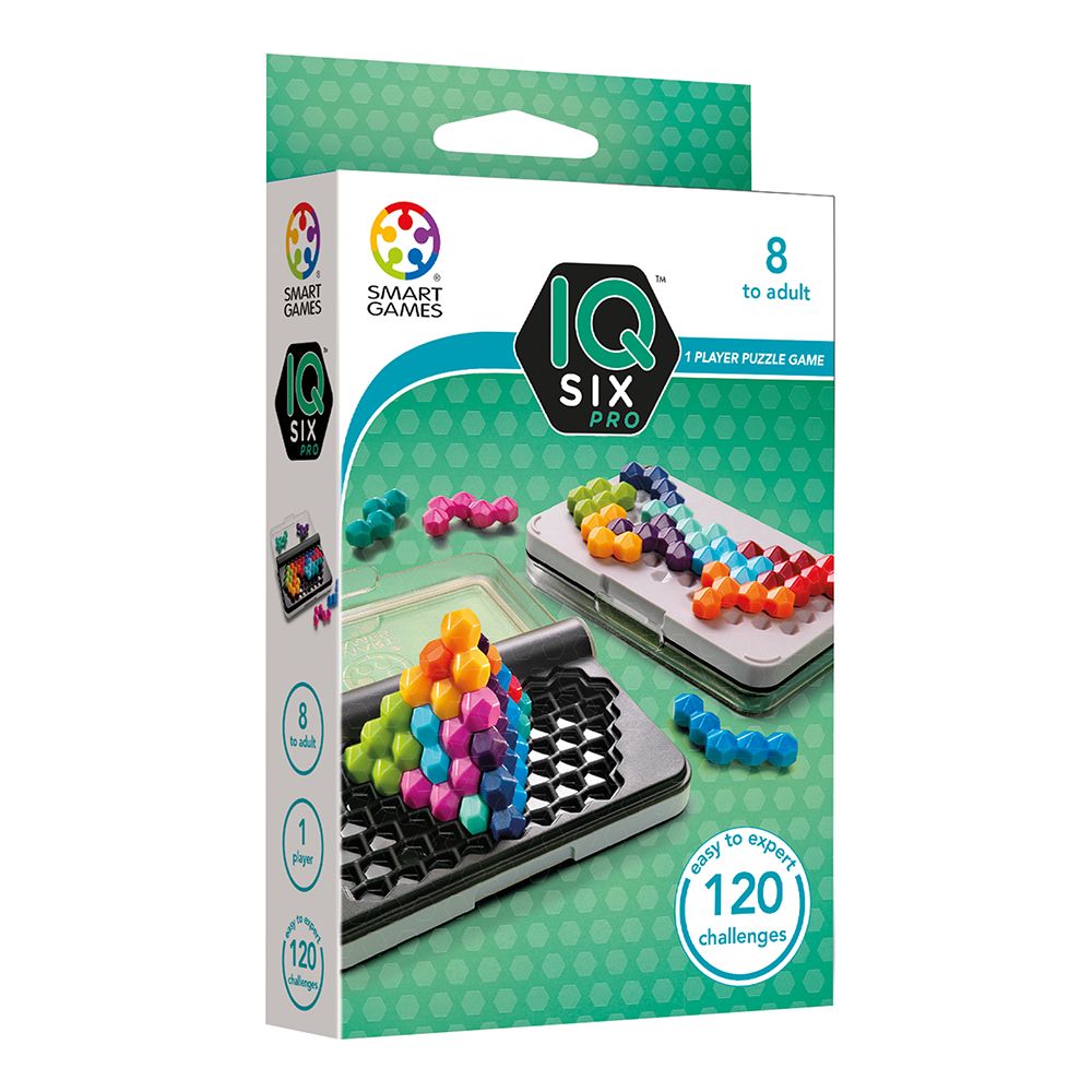 IQ Six Pro (1-Player Puzzle Game) [Smart Games]