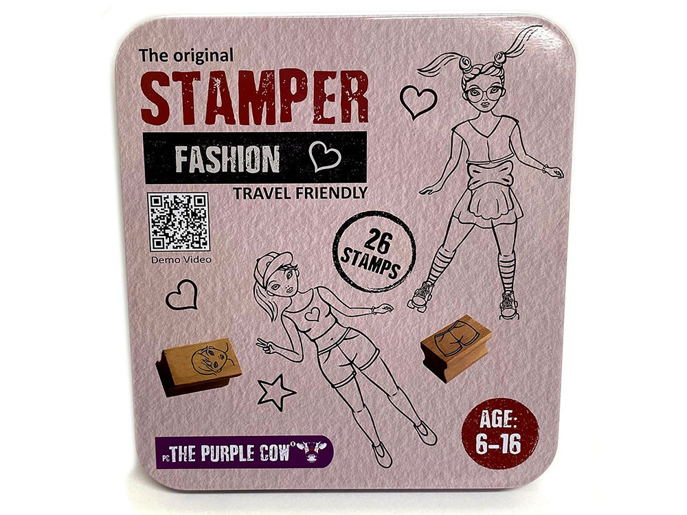 Stamper Travel Tin - Fashion (The Purple Cow)