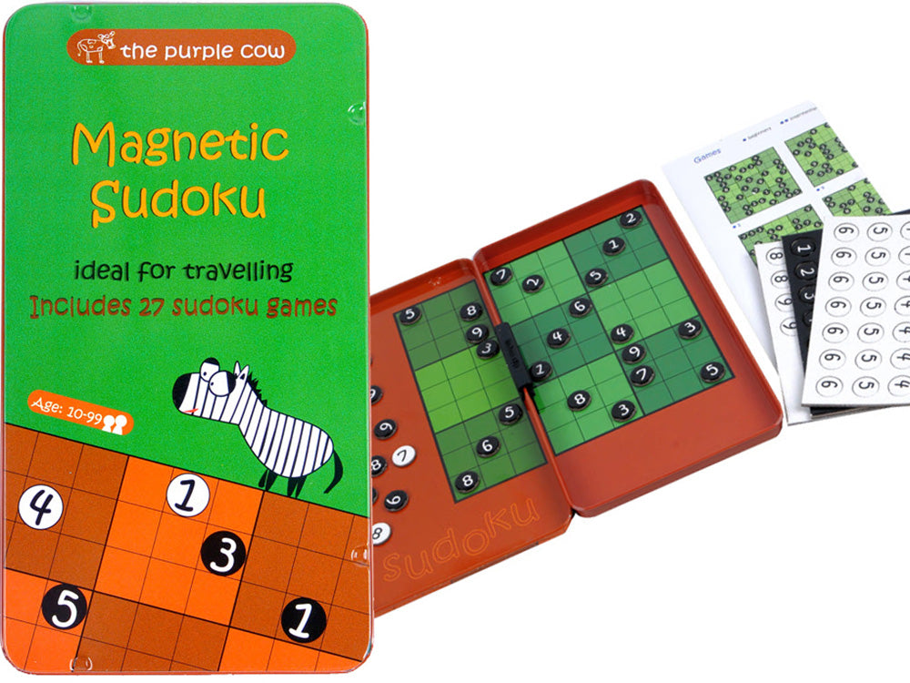 Magnetic Sudoku - Travel Tin (The Purple Cow)