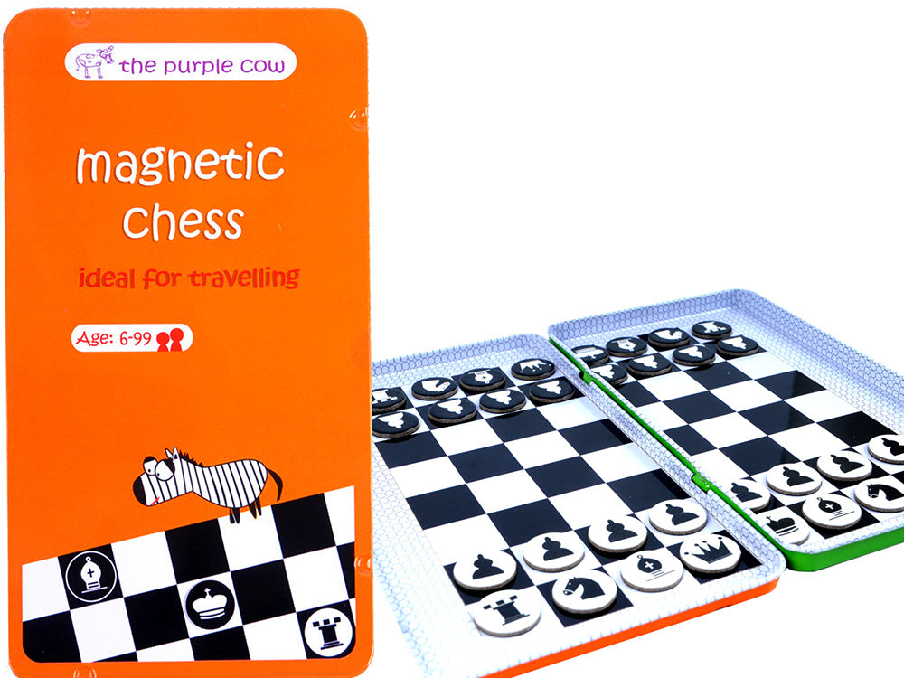Magnetic Chess - Travel Tin (The Purple Cow)