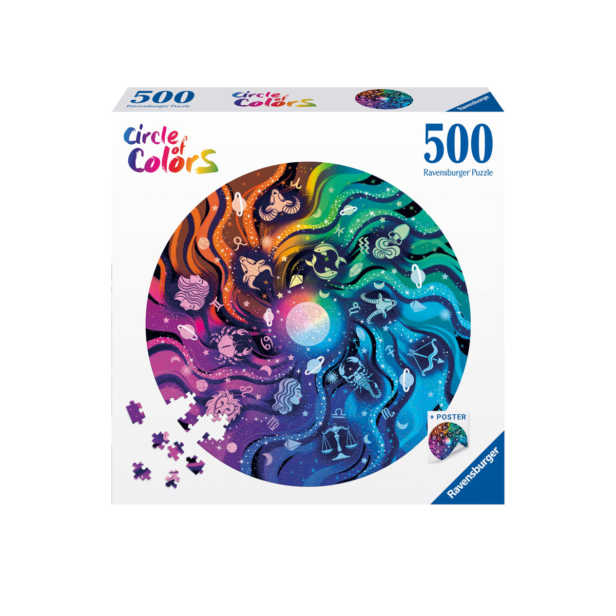 Circle of Colours: Astronomy 500pc Round [Ravensburger Puzzle]