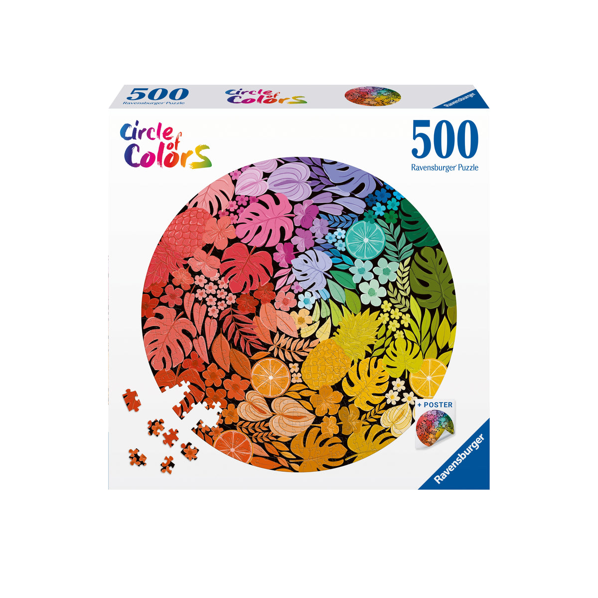 Circle of Colours: Tropical 500pc Round [Ravensburger Puzzle]