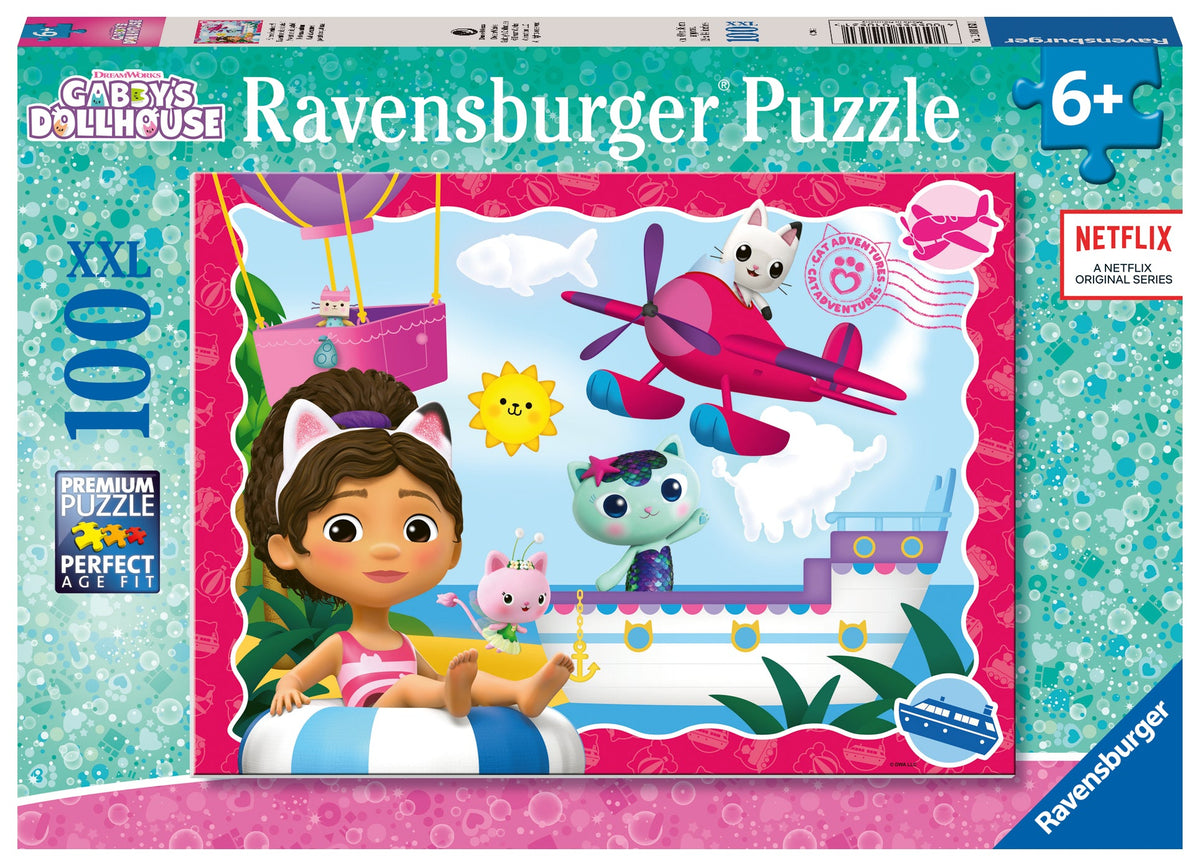 Gabby's Dollhouse: Cat Adventures! 100pc [Ravensburger Puzzle]