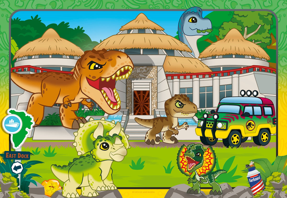 Jurassic World Explorers: Livin' the Wild Life 2x24pc [Ravensburger Puzzle]