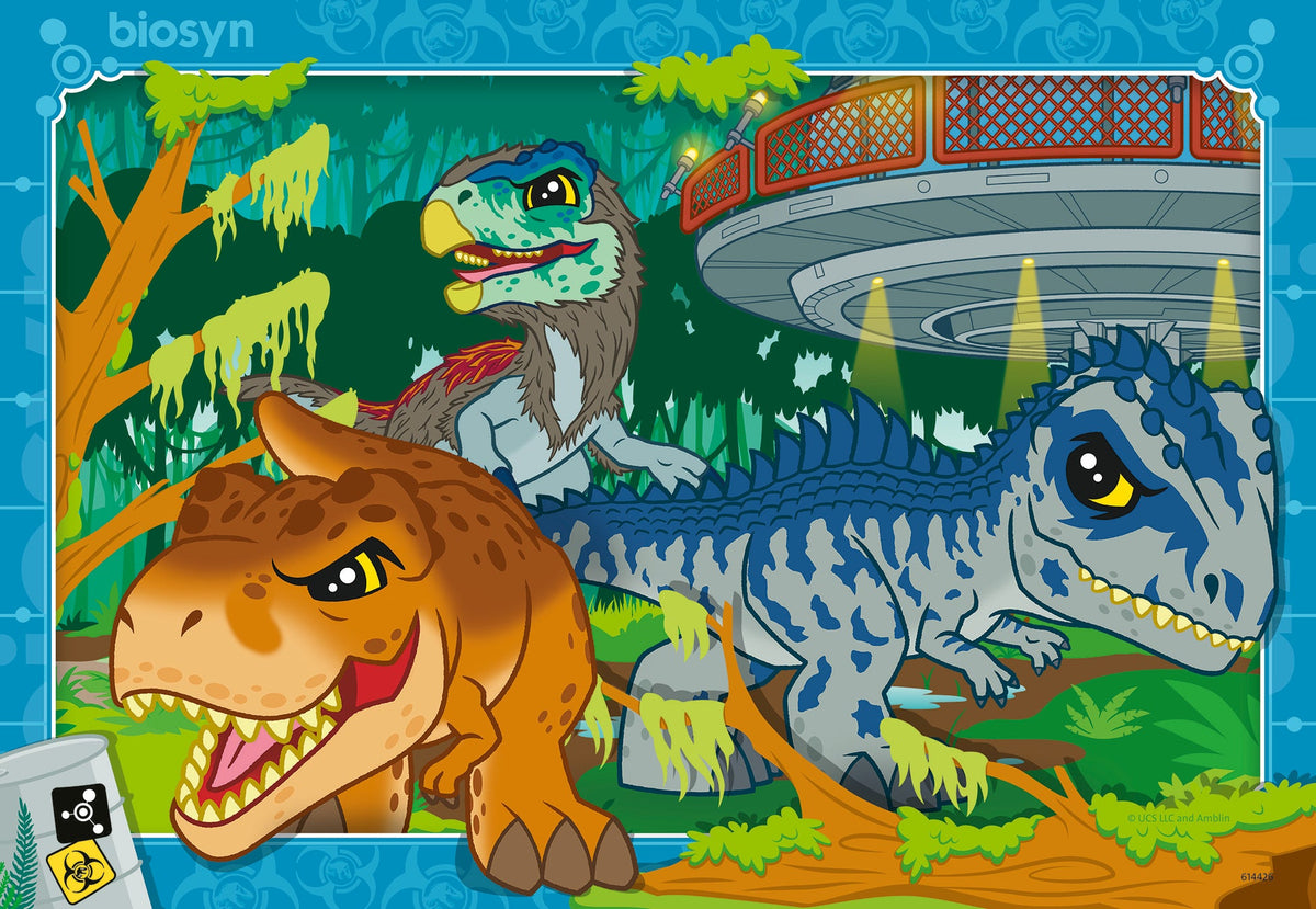Jurassic World Explorers: Livin' the Wild Life 2x24pc [Ravensburger Puzzle]