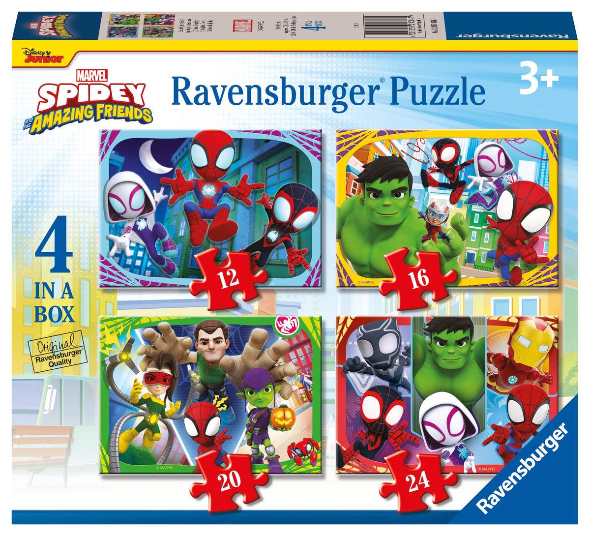 Marvel: Spidey & His Amazing Friends 12/16/20/24pc [Ravensburger Puzzle]