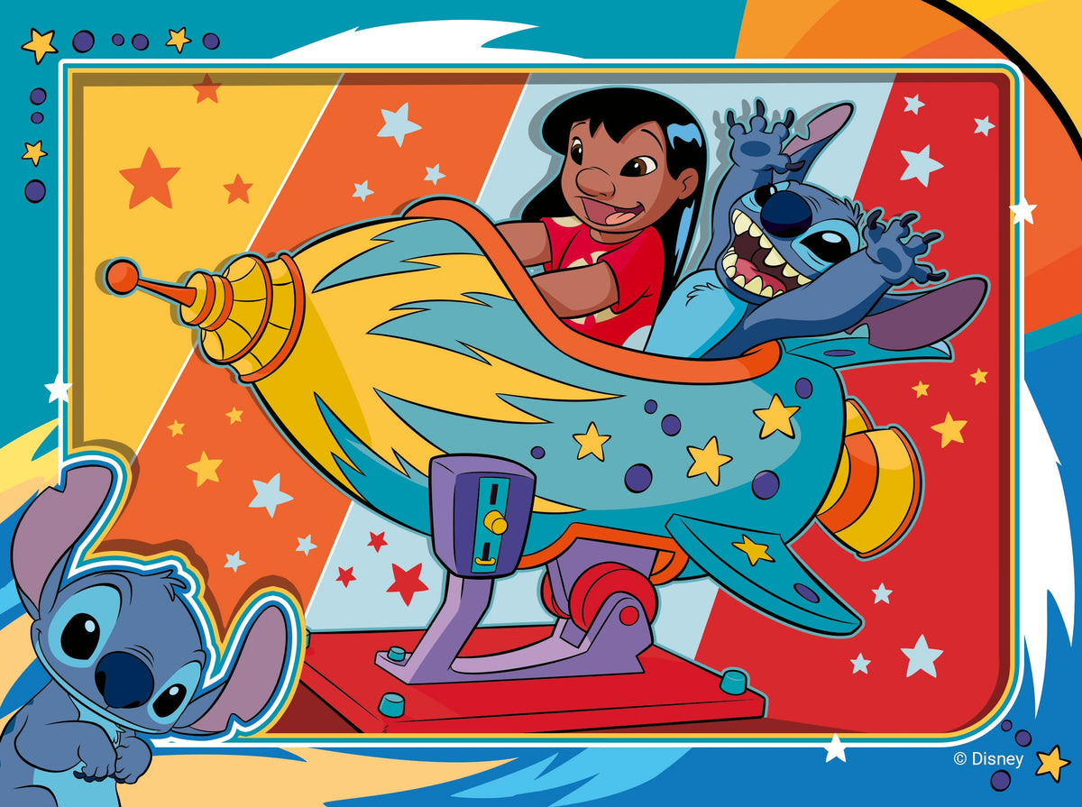 Disney Stitch: 4-in-a-Box 12/16/20/24pc [Ravensburger Puzzle]